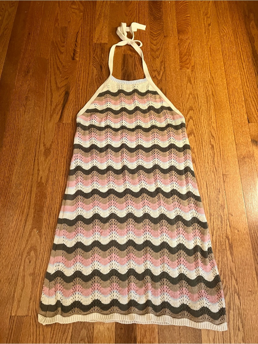 Crochet Halter Minidress